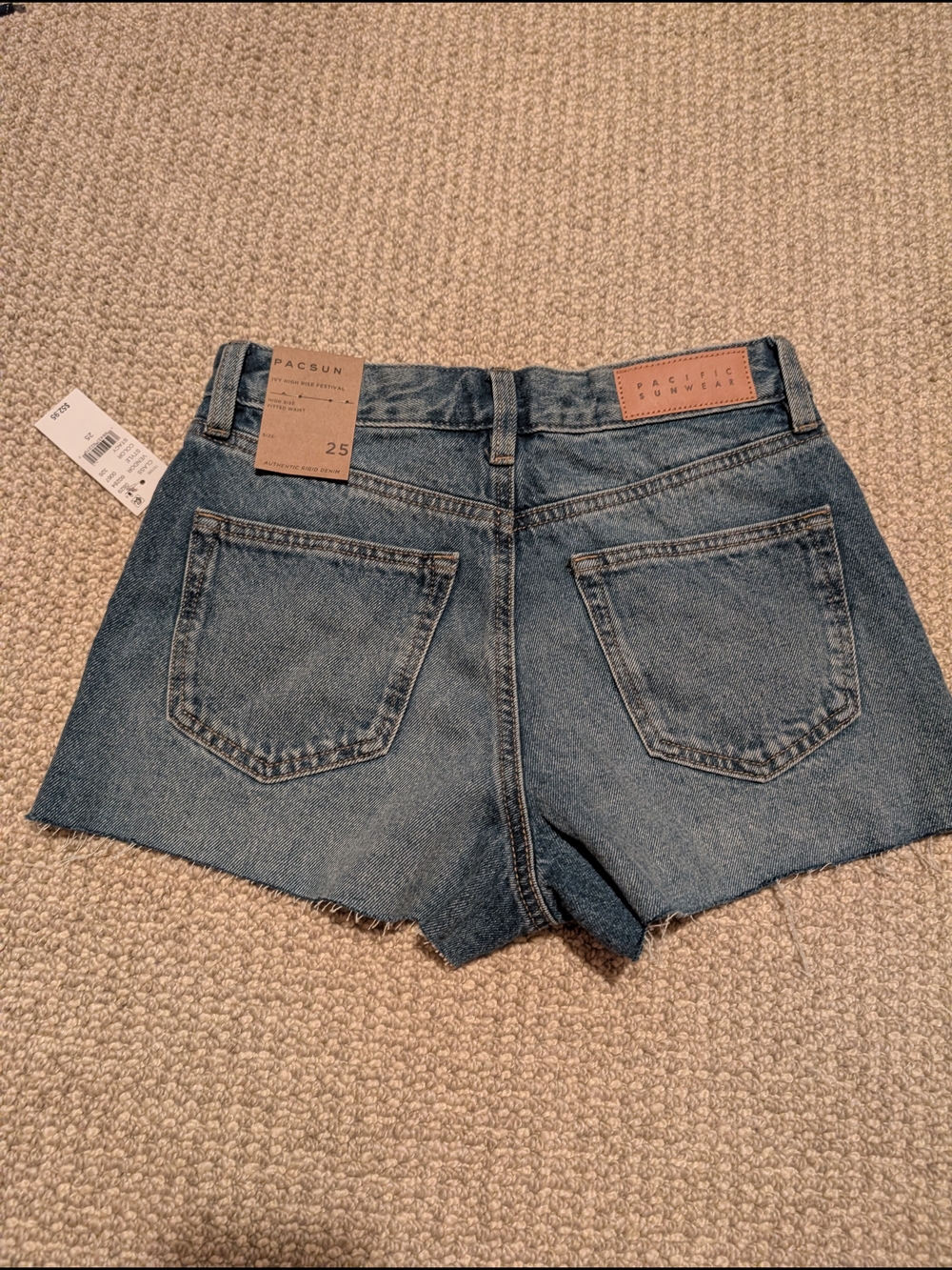 PacSun Vintage Wash High-Rise Cutoff Jean Shorts